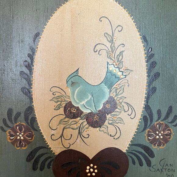 Hand painted Bird wall decor - Picture 3 of 7